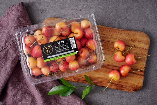 롯데마트는 평균 당도가 20% 이상 높은 '황금당도' 노란 체리를 선보인다고 3일 밝혔다. <롯데마트 제공>